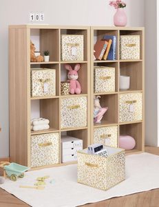 Encantador Cubo de almacenamiento de tela: un diseño lúdico que se adapta a cualquier habitación - Product Image 1