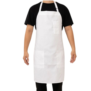 Fashionable Sleeveless Waist Cotton Apron Lightweight Reusable Eco-Friendly Waterproof Stain-Resistant Workwear Multiple Pockets - Product Image 4