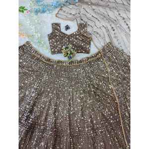 ชุดราตรีทำงานออกแบบได้หลายแบบชุดราตรีสวยงามชุดปาร์ตี้ lehenga choli - Product Image 3