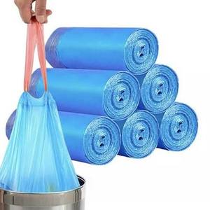 Hot Sale Factory Drawstring Disposable Heavy Duty Garbage Bag Roll Trash Plastic Garbage Bag Wholesale Recycled Bin Can Liner - Product Image 2