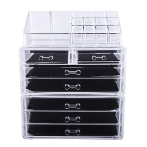 กล่องเก็บเครื่องสำอางใส YF พร้อมลิ้นชักเล็ก 2 ช่อง และลิ้นชักใหญ่ 5 ช่อง - Product Image 2