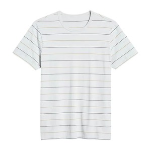 T-shirt pour homme personnalisé avec logo imprimé en sérigraphie, 100% coton, col en V, coupe classique, service OEM, couleur unie, respirant, séchage rapide, 220g - Product Image 5