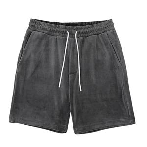 Servicio OEM, Venta al por Mayor, Shorts Unisex de Diseño Exclusivo con Lavado Ácido y Efecto Desgastado, Ligeros y de Color Sólido - Product Image 1