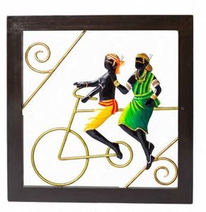 Custom Carved Metal Wooden <b>Frame</b> Silver Plated Decorative <b>Wall</b> Panel Christmas Gift Art Decor - Product Image 3
