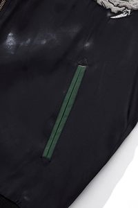 High Quality Women's Black Satin Bomber <b>Jacket</b> <b>Light</b> Sports Varsity <b>Jacket</b> Cotton Filling Breathable Baseball Letterman Design - Product Image 6