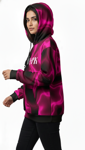 เสื้อฮู้ดดี้โอเวอร์ไซส์สไตล์ลำลองทันสมัย พิมพ์ลายแบบซับลิเมชั่นเนียนเรียบ สำหรับสตรีทแวร์และแฟชั่นแนวเมือง - Product Image 5