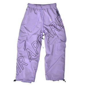 Pantalon de neige OEM violet chauffant, imprimé, imperméable, respirant, séchage rapide, coupe-vent, isolation polaire, taille à cordon de serrage, poches zippées - Product Image 1