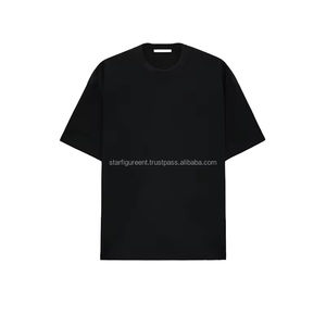 T-shirt Homme Luxe Décontracté Ample Hip Hop en Coton Lourd 260 GSM 100% Coton à Manches Courtes pour l'Été – OEM/ODM - Product Image 4