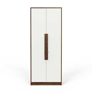 Armoire Maltein à 2 portes avec étagères et penderie, organisateur de rangement pour vêtements, placard pour chambre à coucher et maison - Product Image 3