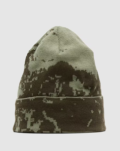 Gorro de Punto Jacquard Camuflaje Verde Oliva con Puño, Estilo Urbano, para Invierno, Precio Económico, MOQ Bajo 2026, Venta al por Mayor - Product Image 1
