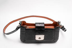 2025 nuevo diseño de moda para mujer, bolso de hombro de cuero de cocodrilo genuino de alta calidad, bolsos de fábrica duraderos con cremallera para mujer - Product Image 5