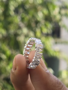 Anillo de Diamantes de Oro Amarillo de 14K y 18K con Diamantes Cultivados en Laboratorio, Anillo Multiforma para Mujer, Radiante, Pera, Óvalo, Esmeralda, Joyería de Boda, Regalo - Product Image 5