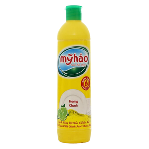 My Hao Jabón Lavavajillas Limón 200ml elimina la grasa de forma eficaz, dejando los platos limpios con un aroma fresco a limón. - Product Image 1