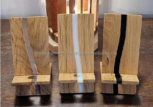 Top Quality Custom Logo Handmade Wooden and Resin Smartphone <b>Stand</b> - Product Image 4