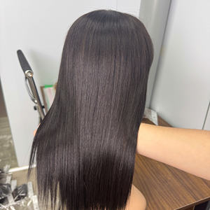 Venta al por mayor de calidad superior cruda Vietnam pelo Color Natural peluca con flecos para las mujeres vendedores al por mayor - Product Image 2