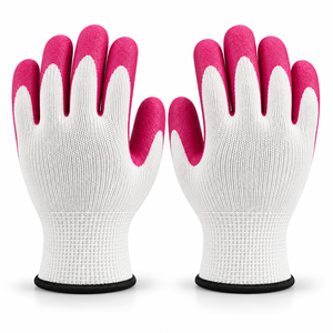 Gants en coton enduits de latex à bas prix, épaisseur 10 mil, sans silicone, sans poudre, durables et respirants pour le jardinage, l'emballage et l'assemblage - Product Image 6