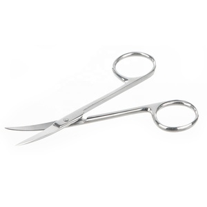 Tijeras de microdisección quirúrgicas de punta fina recta de acero inoxidable japonés, manuales, con certificación CE, de plástico. - Product Image 2