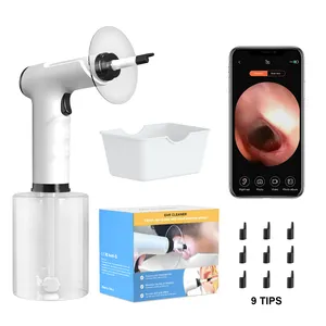 W50 caméra électrique Wifi Kit de nettoyage d'oreille alimenté par l'eau oreille claire outil de 500ml nettoyage d'oreille sûr et efficace