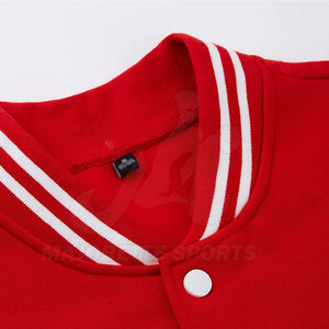 Veste de style Letterman, nouvelle collection, couleur unie, pour la mode streetwear, design léger et confortable, coupe décontractée, pour un usage quotidien. - Product Image 4