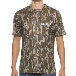 T-shirts personnalisés pour hommes en coton 100% respirant et écologique, imprimés camouflage Bottomland, vente en gros de t-shirts camouflage Bottomland - Product Image 4