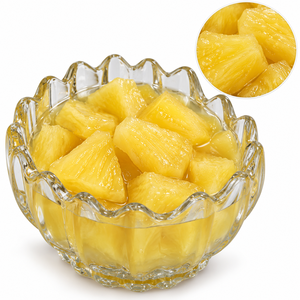 Deliciosos trozos de piña enlatados, hechos en Vietnam, precio de fábrica, estándar internacional, enlatados en una lata A10 - Product Image 1