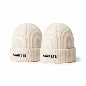Gorro de Invierno Personalizado con Parche, Gorro de Punto Grueso, Cálido, Unisex, Informal, con Borde Plegado, Venta al Por Mayor - Product Image 4