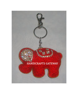 Beau tissu fait à la main Zari broderie perlée personnaliser forme ornement suspendu pour la décoration de Noël et du Ramadan Festival - Product Image 3