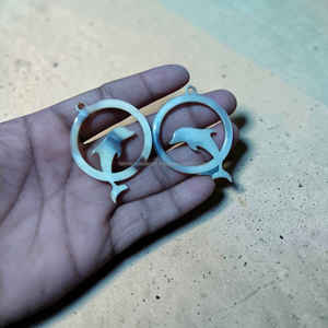 ต่างหูและจี้ทำมือจากเขาสัตว์ งานฝีมือชนเผ่าบัฟฟาโลและวัว ราคาขายส่ง - Product Image 6