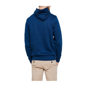 <b>Men's</b> <b>Red</b> 100% Cotton Fleece Hooded <b>Sweatshirt</b> Loose Fit Casual Pullover with Pocket Knitted Solid Color Winter Wear - Product Image 6