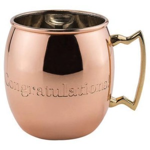 Tasses à Moscow Mule élégantes et écologiques en cuivre pur, personnalisables pour les occasions de mariage, fabriquées à la main en Inde - Product Image 6