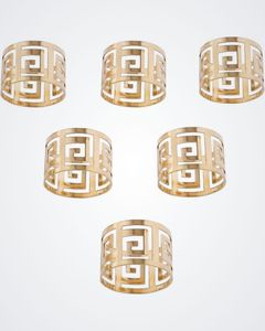 Anillo decorativo de metal para servilletas, adecuado para ocasiones festivas, reuniones familiares y decoración de mesa sofisticada. - Product Image 2