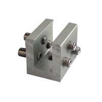 Supports de panneau solaire support de montage solaire panneau solaire pince d'extrémité moyenne système de montage solaire pour toit plat