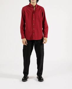 Chemise noire unie à manches longues pour homme, chemise élégante à manches longues pour homme, chemise décontractée chic à manches longues pour homme, chemise ajustée pour homme - Product Image 1