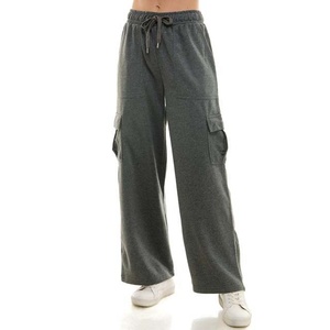 Custom Logo <b>Women's</b> Wide Leg Sweatpants High Waist Loose Fit Joggers <b>Lounge</b> Warmth Pants Activewear Casual <b>Women</b> Jogger Pant - Product Image 4