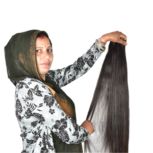 ผมต่อแบบมัดเป็นลอนคลื่นสีดำสำหรับผู้หญิงผิวดำ100% ธรรมชาติสีธรรมชาติ - Product Image 1