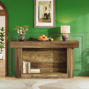 Long Sofa <b>Table</b> Wood <b>Entry</b> Hallway <b>Console</b> <b>Table</b> - Product Image 2