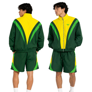 Survêtement coupe-vent en nylon personnalisé de haute qualité du Brésil, veste zippée à capuche, sweats à capuche courts 100 % nylon, fournisseur en gros - Product Image 1