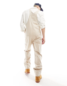 Peto vaquero vintage para hombre con tirantes ajustables, corte ajustado, suave y cómodo, ropa de trabajo informal, moda urbana - Product Image 2