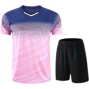 Nueva Llegada, Último Diseño, Ropa Deportiva Transpirable de Secado Rápido 100% Poliéster para Hombre, para Bádminton, para Exteriores, para Adultos, OEM Personalizado - Product Image 1