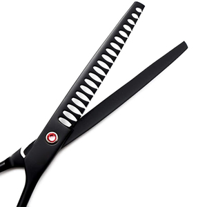 Ciseaux de barbier professionnels en acier inoxydable, lame courbée, pour droitiers, pour coiffeurs professionnels. - Product Image 3
