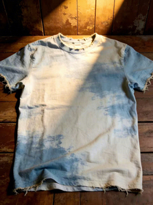 Ripped Stonewashed Distressed Breathable 100% Cotton Plus Size Shirt Loose Fit Oversized Baggy Drop Shoulder O Neck Casual - Product Image 3