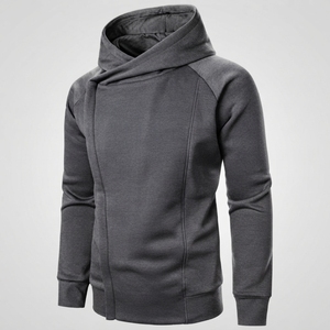 Sudadera con Capucha para Hombre, Estilo Vintage, 100% Poliéster, Color Sólido, Transpirable, Deportiva, Informal, Corte Regular, con Bolsillo, Venta al Por Mayor - Product Image 5