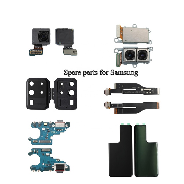 Wholesale Price Mobile Phone OEM Spare Parts for Samsung S20 S21 Plus Note 10 A21 A21S Front Main Back Camera Back Cover Flex