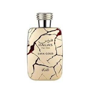 Perfume HAWAS LAVA GOLD 100ml de RASASI Original Dubai Árabe Eau de Parfum de Larga Duración para Hombre - Product Image 2