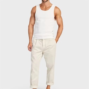Servicio OEM, Ropa Deportiva Informal, Color Personalizado, Camiseta sin Mangas Transpirable para Hombre, 100% Algodón, Precio al por Mayor - Product Image 3