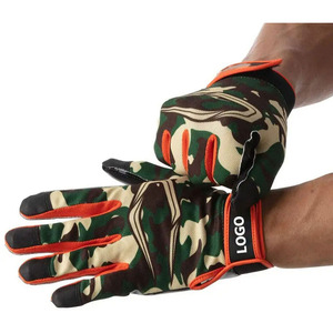 Leather Football <b>Gloves</b> Wide Receivers Training Sticky Palm Grip Winter Breathable Hand Grips <b>Touchscreen</b> Compatible Hook Loop - Product Image 2