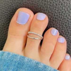 Gold Plated Sterling Silver Ball-Shaped Adjustable <b>Toe</b> <b>Ring</b> Pave Setting Fine Zircon for Women-Elegant Casual Wedding Jewelry - Product Image 1
