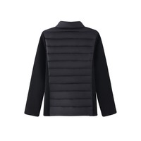 Manteau matelassé imperméable léger pour femme à col montant, 100 % polyester, pour l'automne et l'hiver, idéal pour le bureau et les trajets quotidiens