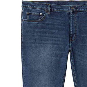 Jeans Casuales Ligeros de Mezclilla para Hombre, Transpirables, Ecológicos, con Cierre de Botones, Acabado Limpio, Lavado Claro, Hechos en Pakistán - Product Image 5