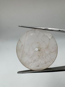 หน้าปัดนาฬิกาควอตซ์สีขาวธรรมชาติ ขนาด 24.5 มม. หนา 0.7 มม. ขัดเงา - Product Image 4